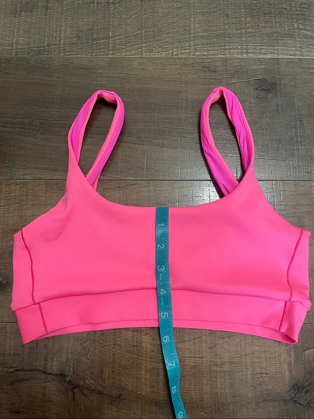 Left On Friday Hot Pink / Neon Pink Bikini Top M
